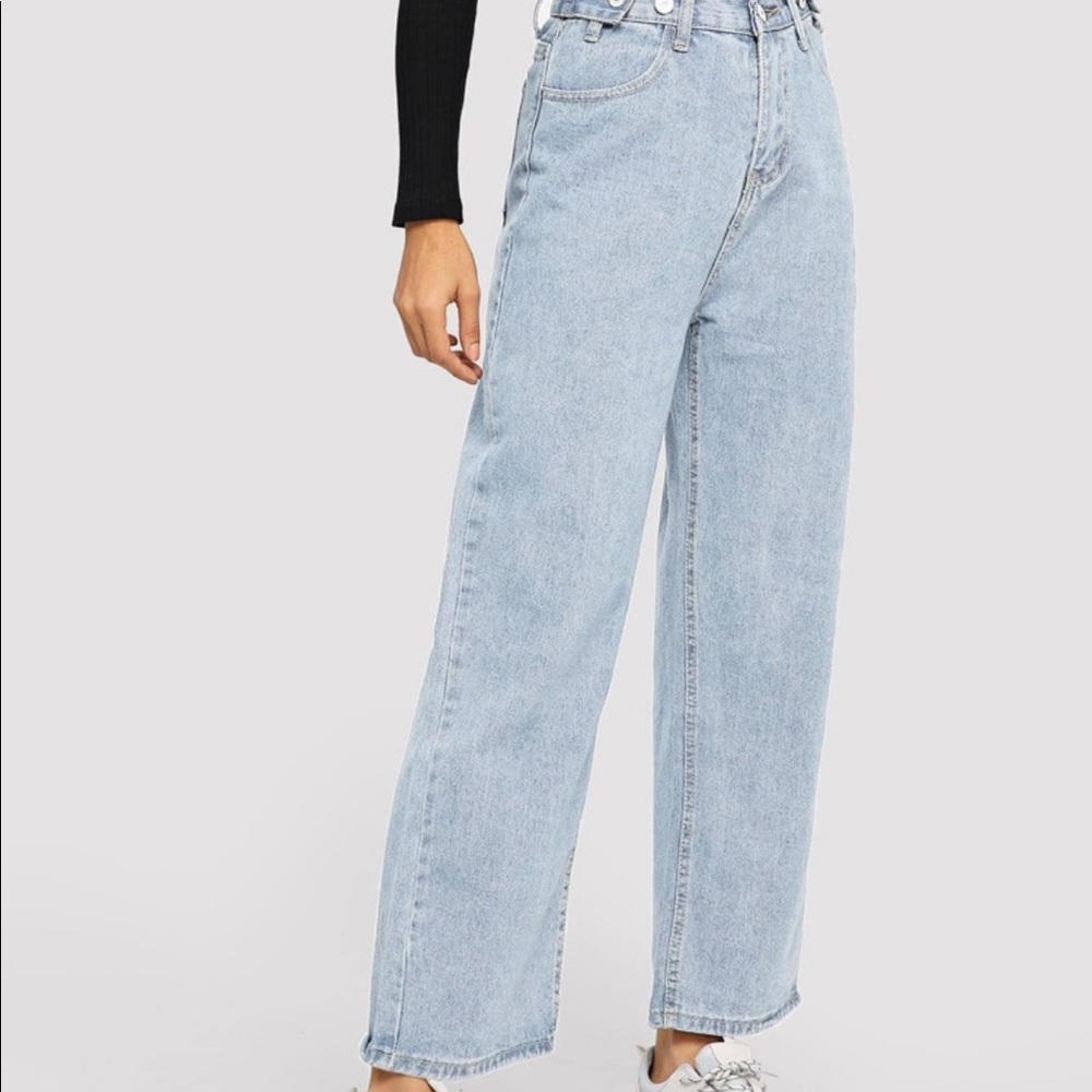 High Waist Baggy Jeans